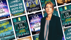 Portada de artículo sobre los libros de Lisa Jewell en orden, incluyendo su trilogía Dentro de casa y mejores thrillers.
